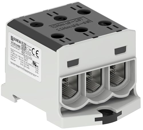 OTL-connector 6-95mm2, 3xAl/Cu, Black. 12pcs/box. von OUNEVA