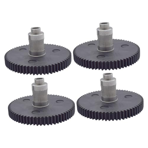 OUNONA 2 Sätze 3d Drucker Zubehör Feeder-teil Extruder Torrad Teile Professionelle Zahnräder Extrusionsrad Wälzfräser Extrusionsausrüstung Für 3d-drucker Plastik Black 2 Stücke * 2 von OUNONA