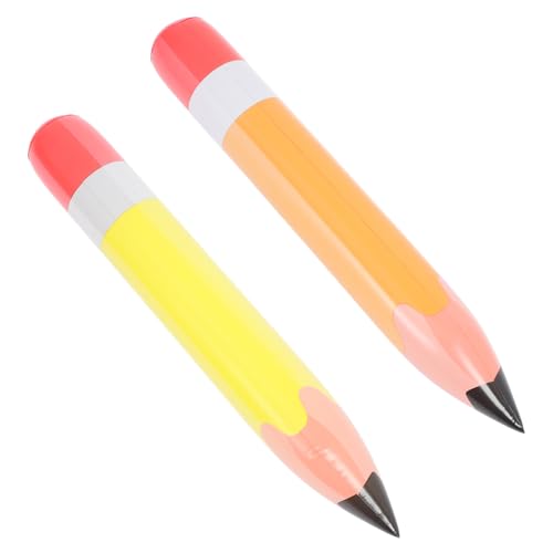 OUNONA 2 Stück Aufblasbares Bleistiftspielzeug Buntstift-klassenzimmerdekoration Buntstifte Aufblasen Riese Buntstift Zurück Zu Schulballons Bleistift Aufblasen Pvc OUNONA 2 Stück Aufblasbares Bleistiftspielzeug Buntstift-klassenzimmerdekoration Buntstifte Aufblasen Riese Buntstift Zurück Zu Schulballons Bleistift Aufblasen Pvc von OUNONA