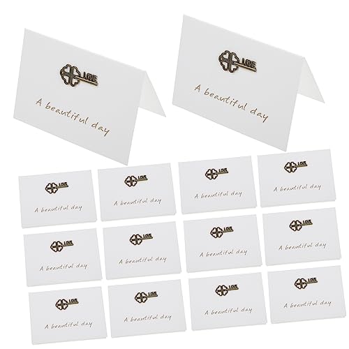 OUNONA 20 Sätze Grußkarte Party Weihnachten Dankeskarte Glücklich Sortierte Karten Hochzeitskarte Karten Mit Umschlägen Ferienkarten Frohes Neues Jahr Karte Papier von OUNONA
