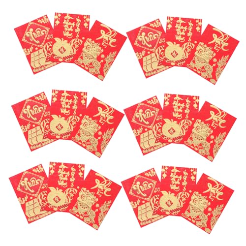 OUNONA 36 Stück roter umschlag des neuen jahres Gelegenheit Produkt Mond- traditionelle rote Tasche Festival roter Umschlag briefumschläge vietnamesische rote Umschläge rote Pakete Papier OUNONA 36 Stück roter umschlag des neuen jahres Gelegenheit Produkt Mond- traditionelle rote Tasche Festival roter Umschlag briefumschläge vietnamesische rote Umschläge rote Pakete Papier von OUNONA