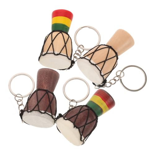 OUNONA 4er Set Schlüsselanhänger Für Musikinstrumente Schlüsselanhänger Mit Afrikanischer Trommel Schlüsselanhänger Zum Aufhängen Handtasche Ornamente Trommelanhänger Aus Holz Hölzern OUNONA 4er Set Schlüsselanhänger Für Musikinstrumente Schlüsselanhänger Mit Afrikanischer Trommel Schlüsselanhänger Zum Aufhängen Handtasche Ornamente Trommelanhänger Aus Holz Hölzern von OUNONA