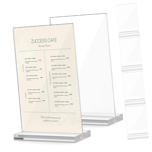OUNONA 6 Stück Acrylkarte Schilderhalter Aus Acryl Dokumentinhaber Menü-display-ständer, Tischplatte Prospekthalter Tabletop -zeichenhalter Broschürenhalter Transparent OUNONA 6 Stück Acrylkarte Schilderhalter Aus Acryl Dokumentinhaber Menü-display-ständer, Tischplatte Prospekthalter Tabletop -zeichenhalter Broschürenhalter Transparent von OUNONA