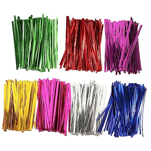 OUNONA 7Taschen Farbige Twist Krawatten für Geschenktüten Gold für Bäckereien Cafés und Supermärkte zur Frischhaltung OUNONA 7Taschen Farbige Twist Krawatten für Geschenktüten Gold für Bäckereien Cafés und Supermärkte zur Frischhaltung von OUNONA