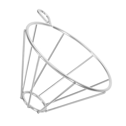 OUNONA Kaffeefilter Kaffee Trichter Zubehör Für Kaffeestationen Trichterfilter Kaffeekegelfilterständer Edelstahl -kaffee -tropf -rack Siebtrichter Trichtermetall Rostfreier Stahl Silver OUNONA Kaffeefilter Kaffee Trichter Zubehör Für Kaffeestationen Trichterfilter Kaffeekegelfilterständer Edelstahl -kaffee -tropf -rack Siebtrichter Trichtermetall Rostfreier Stahl Silver von OUNONA