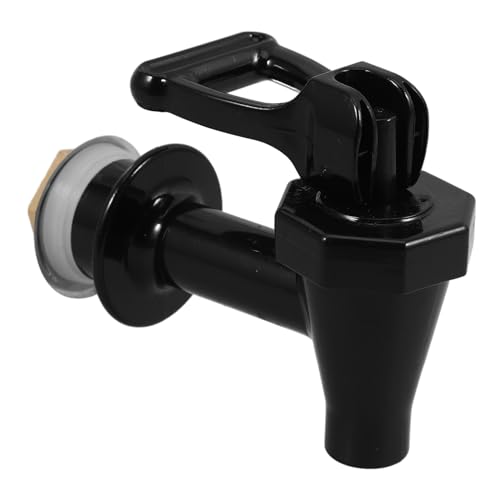 OUNONA Milchtee Eimer Wasserhahn Getränkespender Ersatzhahn Wasserhahn Ersatzteil Niedriger Energieverbrauch Hahn Saftspender mit Zapfhahn Austausch des Teeglas-Zapfhahns pp Black von OUNONA