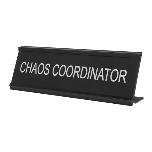 OUNONA Positionskarte Neuartiges Schreibtischzubehör -Koordinator-Zeichen Namensschild für den Schreibtisch lustige Büroschilder Aluminiumlegierung Black OUNONA Positionskarte Neuartiges Schreibtischzubehör -Koordinator-Zeichen Namensschild für den Schreibtisch lustige Büroschilder Aluminiumlegierung Black von OUNONA