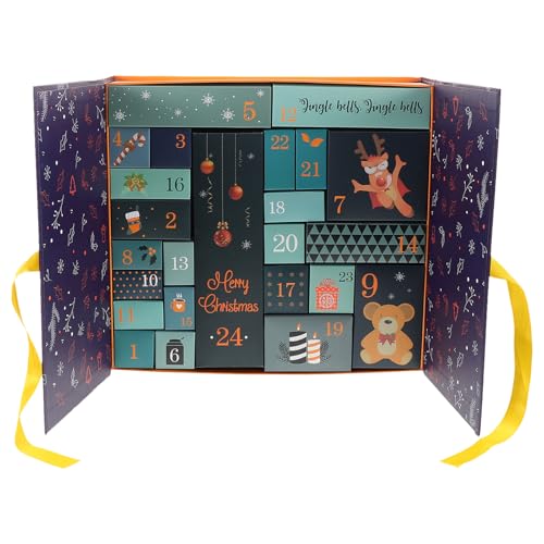 OUNONA Postfach 2024 Adventskalenderboxen Zum Befüllen Weihnachtsboxen Füllstoffe Befüllbar Dekoration Vorabend Behandeln Mit Gegenwärtig Weihnachten Element Blue Papier OUNONA Postfach 2024 Adventskalenderboxen Zum Befüllen Weihnachtsboxen Füllstoffe Befüllbar Dekoration Vorabend Behandeln Mit Gegenwärtig Weihnachten Element Blue Papier von OUNONA