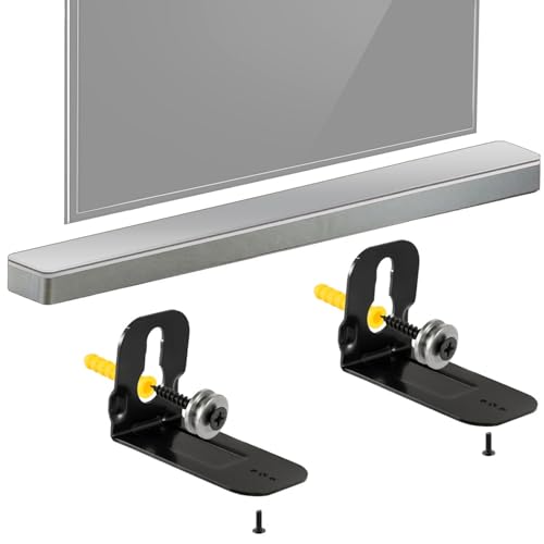 OURHZTB Wandhalterung aus Metall, kompatibel für Samsung HW-N950 HW-S40T HW-S41T HW-S60T HW-T400 Audio, Soundbar-Halterung Regal unter TV-Halterung Lautsprecherzubehör OURHZTB Wandhalterung aus Metall, kompatibel für Samsung HW-N950 HW-S40T HW-S41T HW-S60T HW-T400 Audio, Soundbar-Halterung Regal unter TV-Halterung Lautsprecherzubehör von OURHZTB