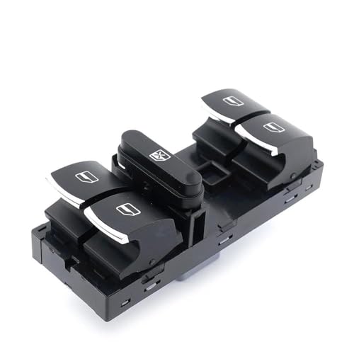 OUSDUO 5ND959857 5ND959855 5ND959565 Chrom POUR VW POUR Golf 5 6 POUR Tiguan POUR P&assat B6 POUR 6 GTI 5ND941431B Auto Scheinwerfer Fenster Schalter Fensterheberschalter(5ND959857) von OUSDUO