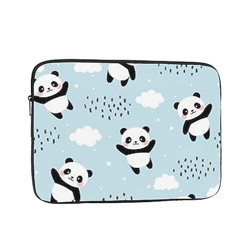 Panda Cloud Laptop Hülle Laptop Sleeve Laptop Tasche für Damen Herren Stoßfest Schutz Notebook Hülle 15 Zoll von OUSIKA