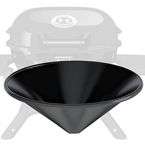 Outdoorchef Ersatzteil Trichter für 420 er Gas Kugel Outdoorchef [Flammschutz] 1 Stück UNTERE HÄLFTE / UNTERER KEGEL Kugelgrill Outdoorchef Gas Grill emailliert ⌀ 20 cm Hersteller Nr. 18.321.42 von OUTDOORCHEF