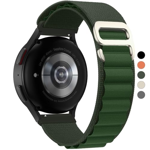 OUTPUTBT 20mm Nylon Uhrenarmband für Samsung Galaxy Watch 7/6/5/4/5 Pro/6 Classic/Active 2/3 - 40mm 44mm 43mm 47mm 41mm Ersatzarmband für Damen und Herren OUTPUTBT 20mm Nylon Uhrenarmband für Samsung Galaxy Watch 7/6/5/4/5 Pro/6 Classic/Active 2/3 - 40mm 44mm 43mm 47mm 41mm Ersatzarmband für Damen und Herren von OUTPUTBT