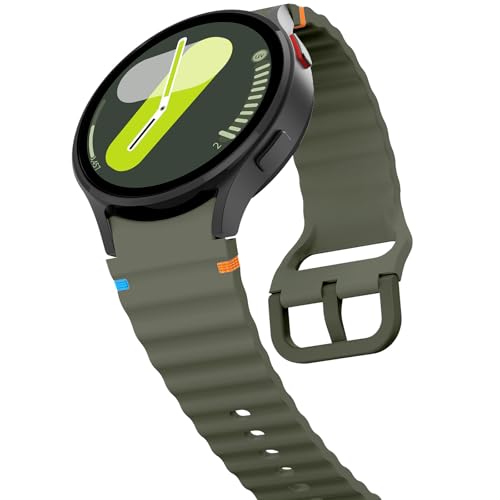 OUTPUTBT Silikon Ersatzarmband für Sam sung Galaxy Watch 7 6 5 4 40mm 44mm Original Armband für Galaxy Watch 5 Pro für Sam sung Galaxy Watch 6 Classic 43mm 47mm Active 2 Watch 3 41mm Gear Damen Herren OUTPUTBT Silikon Ersatzarmband für Sam sung Galaxy Watch 7 6 5 4 40mm 44mm Original Armband für Galaxy Watch 5 Pro für Sam sung Galaxy Watch 6 Classic 43mm 47mm Active 2 Watch 3 41mm Gear Damen Herren von OUTPUTBT