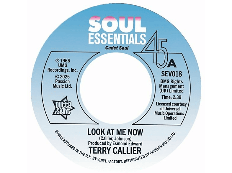 CALLIER TERRY - LOOK AT ME NOW (ORIGINAL & ALTERNATE TAKE) (Vinyl) von OUTTA SIGH