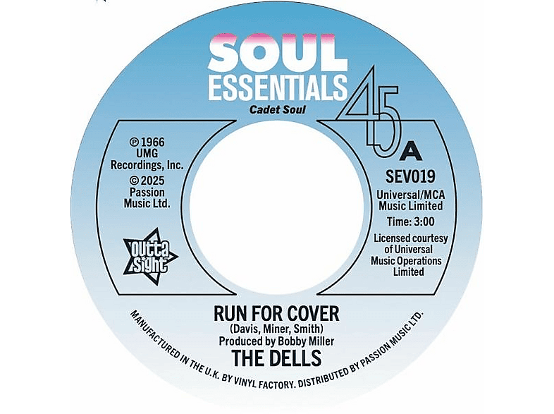 DELLS - RUN FOR COVER/WEAR IT ON YOUR FACE (Vinyl) von OUTTA SIGH