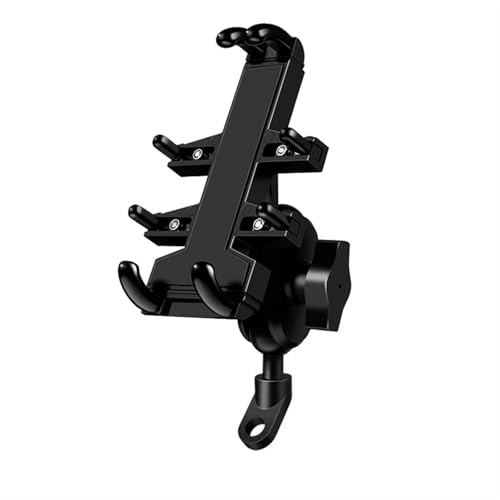 OUVECR GPS Halterung Motorrad Universal GPS Halterung Lenker Seite Spiegel Stehen Aluminium Legierung Motorrad Handy Halter Fahrrad Reiten Halterung Handyhalterung Motorrad(Y-Shaped) von OUVECR