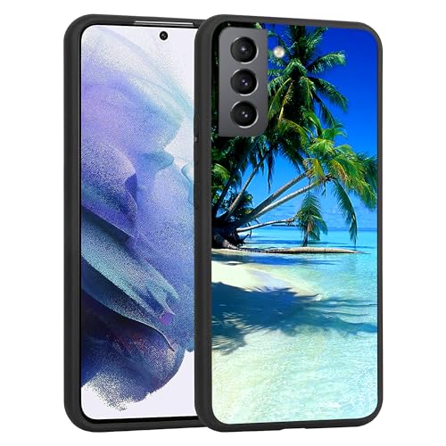 Kompatibel mit Samsung Galaxy S22 Hülle – Tropischer Strand Palme Hawaii Sommer Urlaub Hülle Slim TPU Stoßfest Schutzhülle für Frauen Mädchen Kompatibel mit Samsung Galaxy S22 Hülle – Tropischer Strand Palme Hawaii Sommer Urlaub Hülle Slim TPU Stoßfest Schutzhülle für Frauen Mädchen von OUYAGAOYUAN