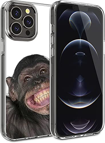 OUYAGAOYUAN Kompatibel mit iPhone 11 Hülle, lustige niedliche Affe, Handyhülle, stoßfeste Abdeckung, transparente Hülle von OUYAGAOYUAN