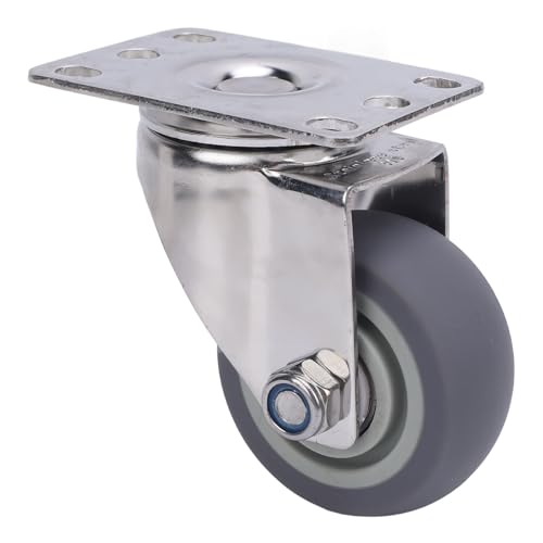 3 Zoll Caster Universal Plate Caster Drehung Universeller Zauberer Ersatz Trolley Caster Wheel Cart Möbel, Kapazität von Bis zu 60 Kg 3 Zoll Caster Universal Plate Caster Drehung Universeller Zauberer Ersatz Trolley Caster Wheel Cart Möbel, Kapazität von Bis zu 60 Kg von OVAQUIXI