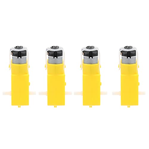 4 Stück TT Motor Getriebe Dual Shaft Geared Electric Driver DC 3-12V, für Smart Car Toy Robot 4 Stück TT Motor Getriebe Dual Shaft Geared Electric Driver DC 3-12V, für Smart Car Toy Robot von OVAQUIXI