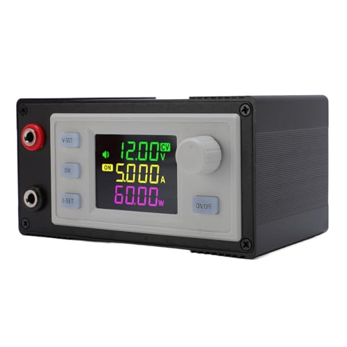 Einstellbarer Spannungsregler, DC6-30V 6A Digitalanzeige Stromversorgungsstabilisator von OVAQUIXI