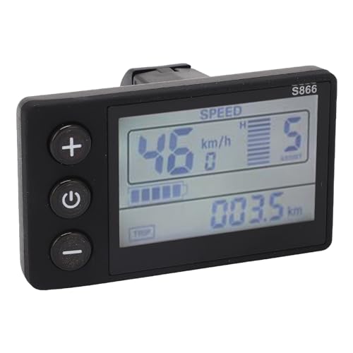 Elektrofahrrad -LCD -Display -Messgerät für Elektrofahrrad mit Smart Bike Computer -Lenkermontage von OVAQUIXI