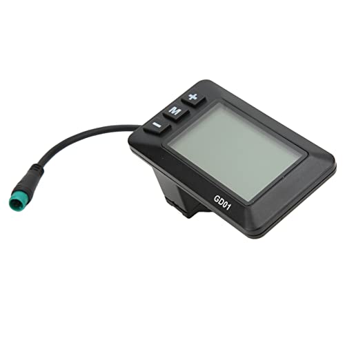 LCD GD01-Display, Elektrisches Display, Echtzeitdaten für Elektrofahrräder, 36 V 48 V Elektrische LCD-Bedienfeldmessgerät, Gebaut mit Kunststoffschale, Universelle Passform, Anwendung für JN LCD GD01-Display, Elektrisches Display, Echtzeitdaten für Elektrofahrräder, 36 V 48 V Elektrische LCD-Bedienfeldmessgerät, Gebaut mit Kunststoffschale, Universelle Passform, Anwendung für JN von OVAQUIXI