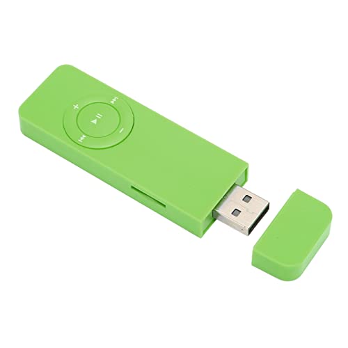 MP3 -Player Tragbare Musikplayer mit Ultra Compact Design, 64 GB Speicherunterstützung für Hörbücher (Green) von OVAQUIXI