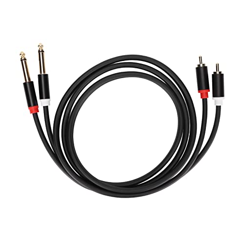 OVAQUIXI 1/4in Dual R Ca zu Dual TS -Kabel 4,9 Fuß füR CD/DVD -Player, Mixer, Stromverstärker OVAQUIXI 1/4in Dual R Ca zu Dual TS -Kabel 4,9 Fuß füR CD/DVD -Player, Mixer, Stromverstärker von OVAQUIXI