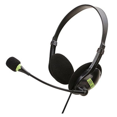 OVAQUIXI Gaming -Headset, Einstellbares Stirnband, Kristallklare Kommunikation, Eindringliches Klanglebnis - Kabel -Kopfhörer mit Mikrofon für Laptop -Computer -PC (3,5 mm) von OVAQUIXI