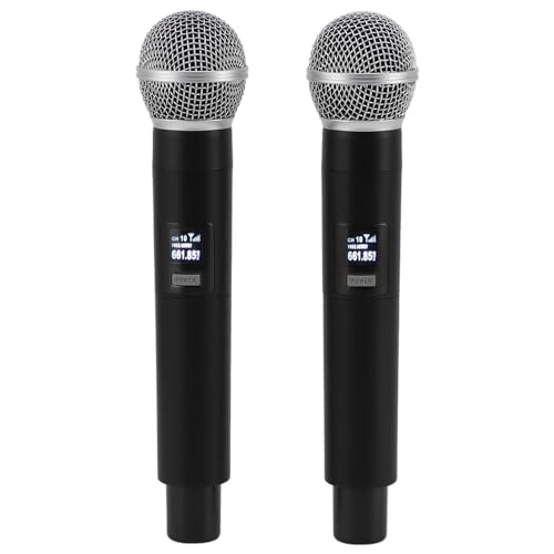 OVAQUIXI Professionelles Drahtloses VHF -Mikrofongeräuschstornieren von USB Wiederaufladbares Handheld -UHF -Wireless -Mikrofon mit Empfänger für Karaoke -Singen OVAQUIXI Professionelles Drahtloses VHF -Mikrofongeräuschstornieren von USB Wiederaufladbares Handheld -UHF -Wireless -Mikrofon mit Empfänger für Karaoke -Singen von OVAQUIXI