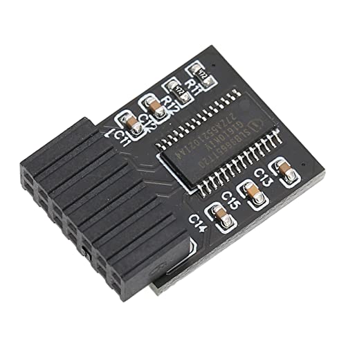 OVAQUIXI TPM 2.0-Verschlüsselungssicherheitsmodul, Remote-Kartenverschlüsselungssicherheitsmodul, 14Pin LPC-Schnittstelle, für 11-Motherboards, mit Unabhängigem TPM-V von OVAQUIXI