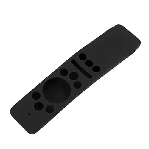 Smart -TV -Stoßdämpferentest Fernbedienungsabdeckung, Silicona Silicona Silicon (Black) von OVAQUIXI