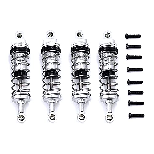 OVBBESS 4 Pieces Adjustable All Metal Shock Absorber Steamer for 144001 124019 124018 RC car Upgrade Parts Accessories, 3 von OVBBESS