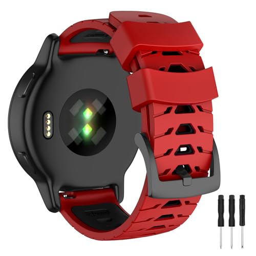 OVERSTEP Kompatibel mit Garmin D2 Air X10, Bounce Armband, 20mm Ersatzarmband Aus Weichem Silikon für Vivoactive 5/VivoMove Trend/Venu SQ2/Vivomove Sport/Venu 2 Plu OVERSTEP Kompatibel mit Garmin D2 Air X10, Bounce Armband, 20mm Ersatzarmband Aus Weichem Silikon für Vivoactive 5/VivoMove Trend/Venu SQ2/Vivomove Sport/Venu 2 Plu von OVERSTEP