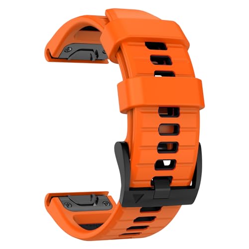 OVERSTEP Uhrenarmband für Garmin Fenix7 Pro, 22mm Quick Fit Silikonarmband für Fenix 7/Fenix 5/Fenix 5 Plus/Fenix 6/Fenix 6 Pro/Forerunner 935/Forerunner945/Approach S60 von OVERSTEP