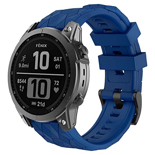 OVERSTEP für Garmin Fenix 7x, 26MM weiches Silikonband für Garmin Fenix 7x/Fenix 5x/Fenix 5x Plus, Fenix 6x, Fenix 6x Pro, Fenix 3/Fenix 3 HR Smartwatch von OVERSTEP