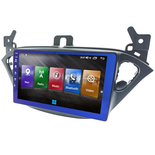 OVRICH Android Autoradio für Opel Corsa (2015~2019) Adam (2013~2016) Radio Stereo Multimedia Player 9 '' Blue Ray,Unterstützung Wireless Carplay Android Auto, GPS-Navigation, Bluetooth, SWC, FM von OVRICH