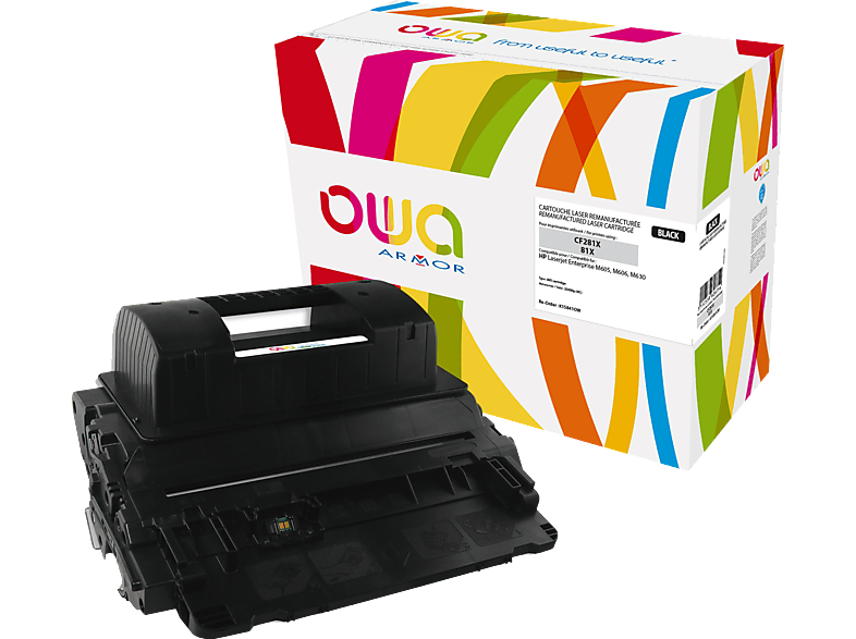 OWA K15841OW Toner Schwarz (HP CF281X, CF 281 X, 81X BK, BLACK, NO 81X, BLACK) von OWA