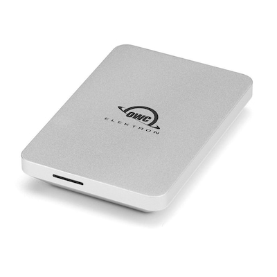 OWC 480GB Envoy Pro Portable SSD mit USB-C Anschluss (10GB/s) Silber Aluminium von OWC Digital