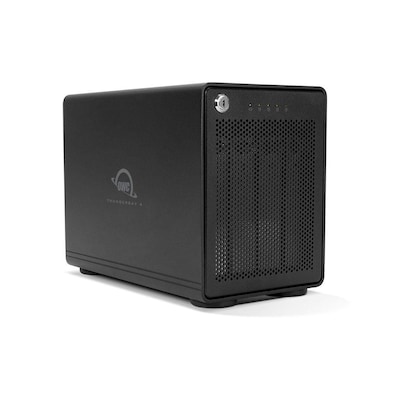 OWC ThunderBay 4 RAID 5 4-Bay Externes Storage Gehäuse mit Dual Thunderbolt 3 Ports für 4x 3,5 Zoll HDD oder 4x 2,5 Zoll HDD OWC ThunderBay 4 RAID 5 4-Bay Externes Storage Gehäuse mit Dual Thunderbolt 3 Ports für 4x 3,5 Zoll HDD oder 4x 2,5 Zoll HDD von OWC Digital