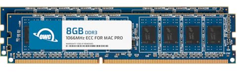 OWC 16,0 GB (2 x 8 GB) PC8500 DDR3 ECC 1066 MHz 240-poliges DIMM-Speicher-Upgrade-Kit für 2009 Mac Pro und Xserve von OWC
