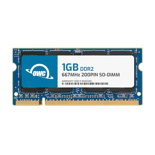 OWC - 1GB Memory Upgrade Modul - PC5300 DDR2 667MHz SO-DIMM für Most Apple MacBook Pro, MacBook, iMac (Intel), und Mac Mini (Intel) Modelle von OWC