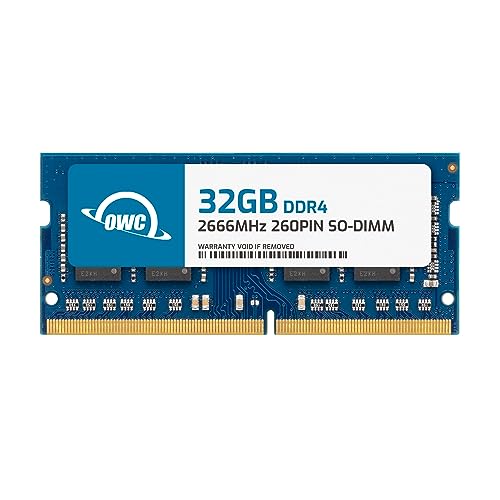 OWC - 32GB Memory Upgrade Modul - PC21300 DDR4 2666MHz SO-DIMM für Mac Mini (2018 - aktuell), iMac (2017-2020), und kompatible PCs von OWC