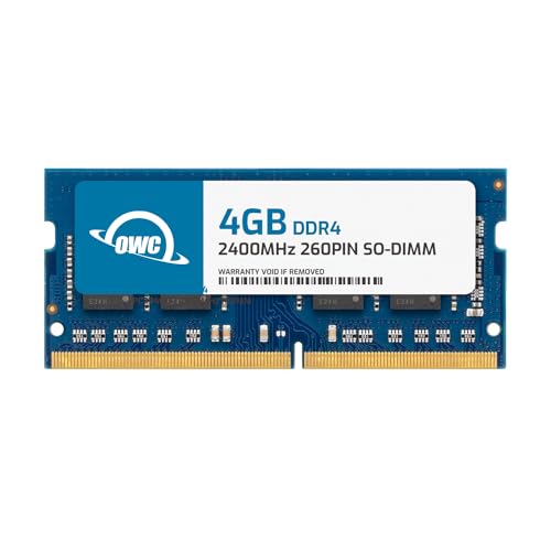 OWC - 4GB Memory Upgrade Modul - PC19200 DDR4 2400MHz SO-DIMM für Mac Mini (Late 2018), 27" und 21,5" iMac (Mid 2017), und kompatible PCs von OWC