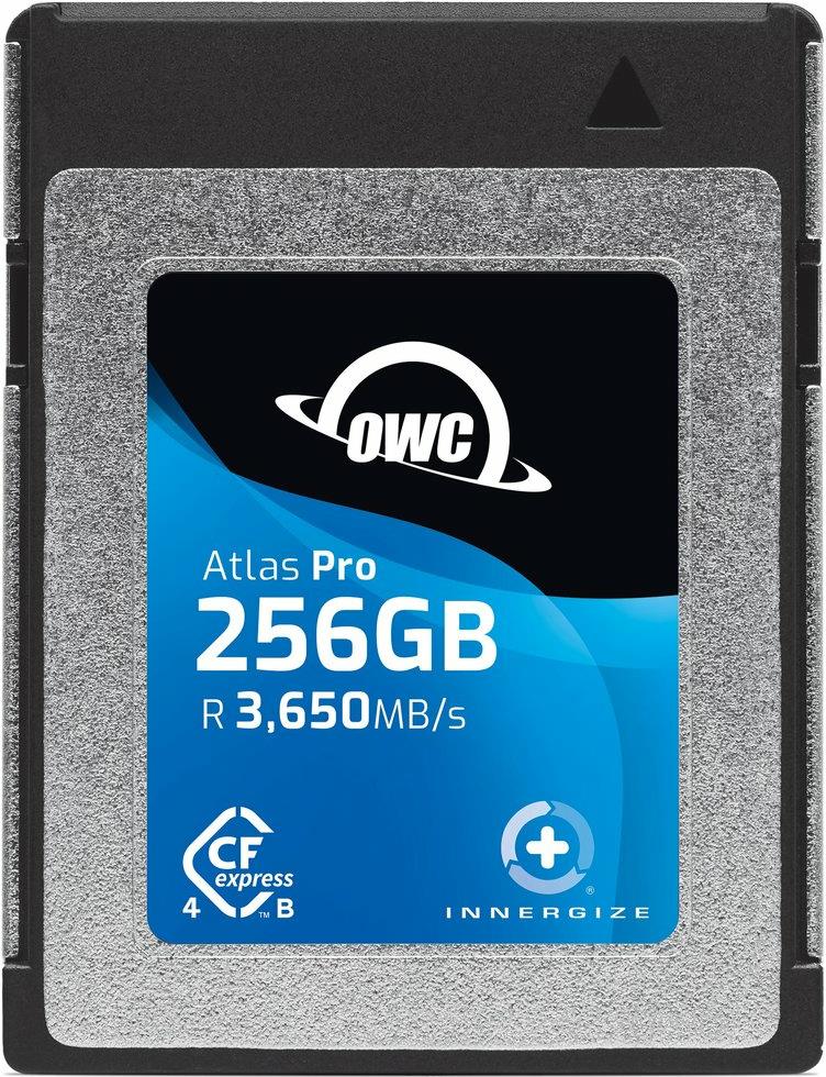 OWC Atlas Pro - 256 GB - CFexpress - 3650 MB/s - 3000 MB/s - Schutz vor elektrostatischer Entladung (ESD) - Schlagfest - Schockresistent - UV-beständig,... - Schwarz - Blau (OWCCFXB4P00256) von OWC