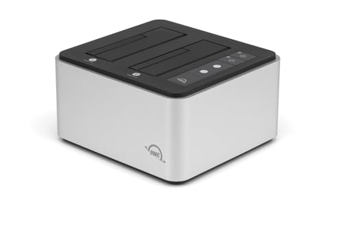 OWC Drive Dock U.2 (USB 3.2 (10 Gb/s) mit Zwei Einschüben für 2,5-Zoll- und 3,5-Zoll-SATA- und NVMe U.2 Laufwerke von OWC