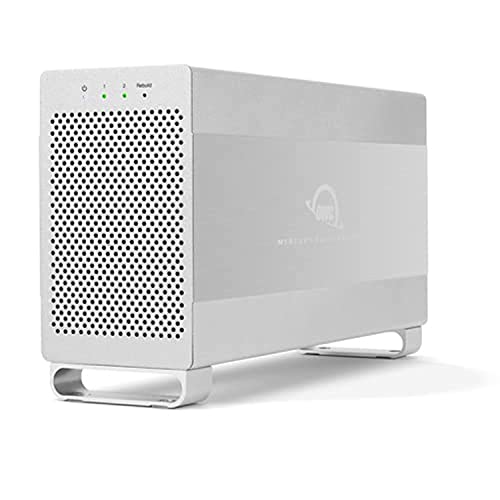 OWC Mercury Elite Pro Dual (0 TB) Dual-Bay RAID USB 3.2 (5Gb/s) + eSATA Externes Speichergehäuse für 3,5-Zoll-SATA-Laufwerke von OWC