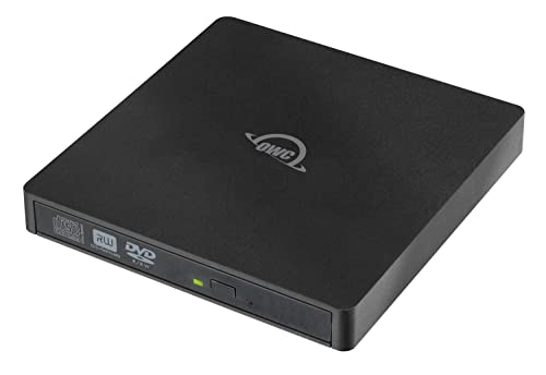 OWC Slim - USB 3.2 externer CD/DVD Brenner, 8X DVD DL+CD Reader/Writer, Mac & PC von OWC